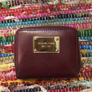 Michael Kors Maroon Wallet